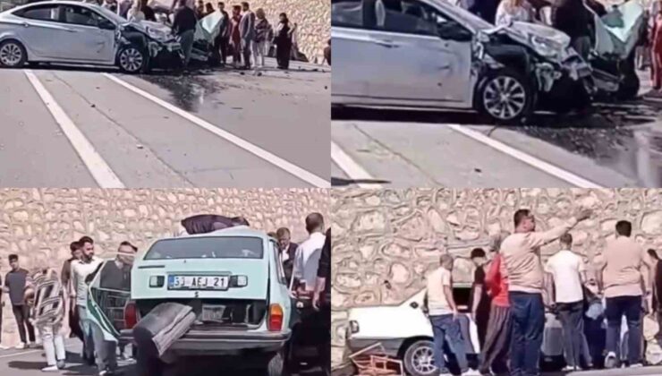 Mersin’de 3 otomobilin karıştığı kazada 10 kişi yaralandı