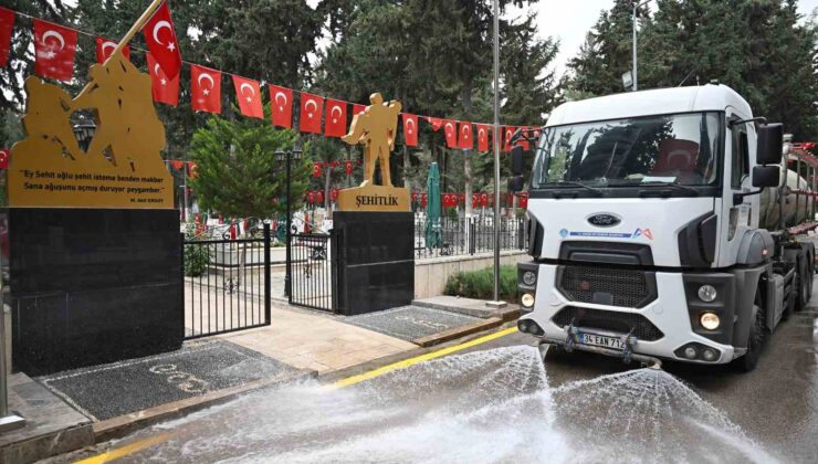 Mersin’de cami, cemevi ve kiliselerin bayram temizliği yapıldı