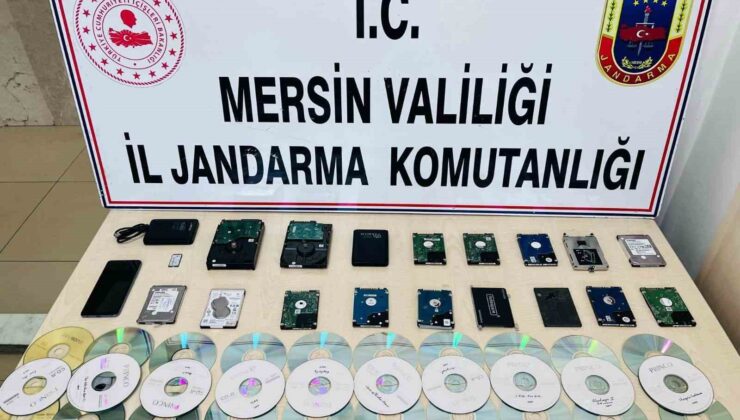 Mersin’de müstehcenlik operasyonu: Şüpheli 19 hard diskle yakalanıp tutuklandı