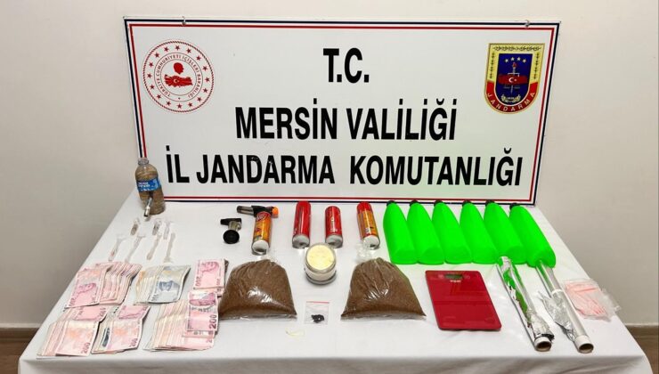 Mersin’de uyuşturucu taciri 2 şüpheli yakalanıp tutuklandı