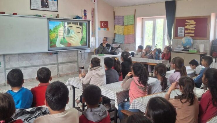 Öğrencilere ormanın önemi anlatıldı