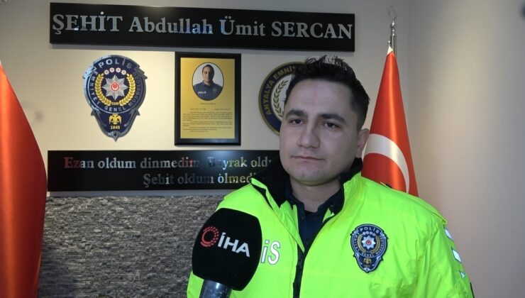 Öğretmene verdiği nasihatle içleri yakan polis memuru: “Onun sayesinde eşime ve çocuğuma binlerce dua geldi”