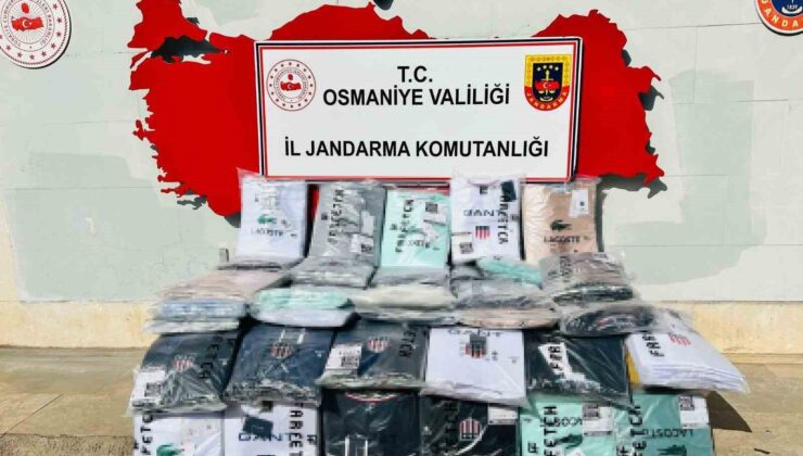 Osmaniye’de piyasa değeri 1 milyon lira olan sahte ürün ele geçirildi