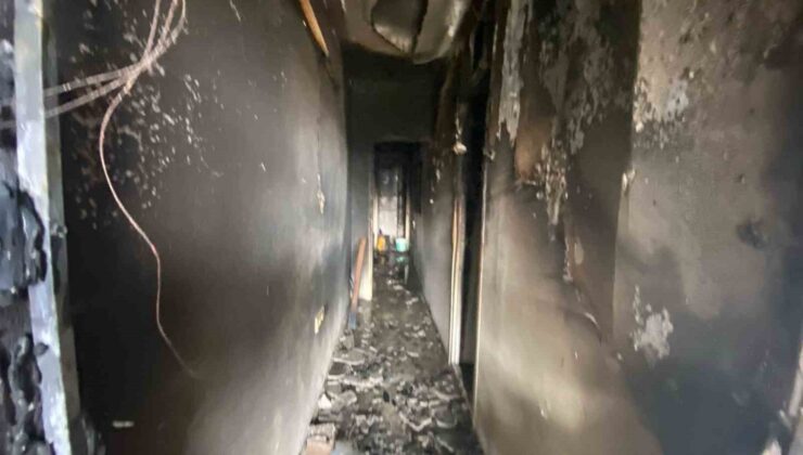 Pansiyonda çıkan yangında 3 kişi dumandan etkilendi