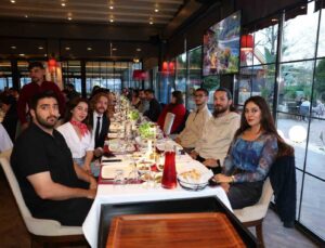 Rektör Türkoğan, öğrenci topluluk başkanlarıyla iftarda buluştu
