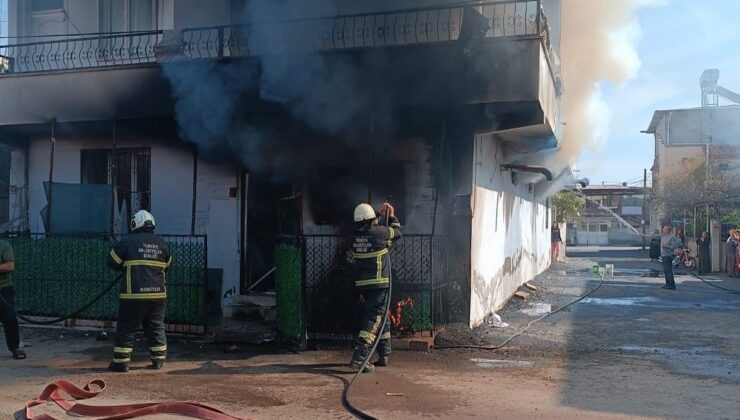 Reyhanlı’da müstakil ev yangını