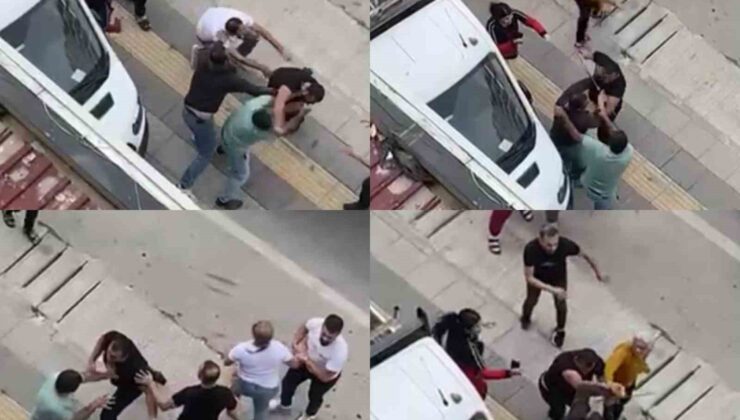 Trafikte tartışma yumruklu kavgaya dönüştü