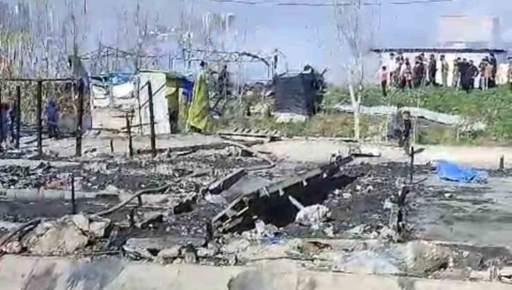 Tüp yangına neden oldu