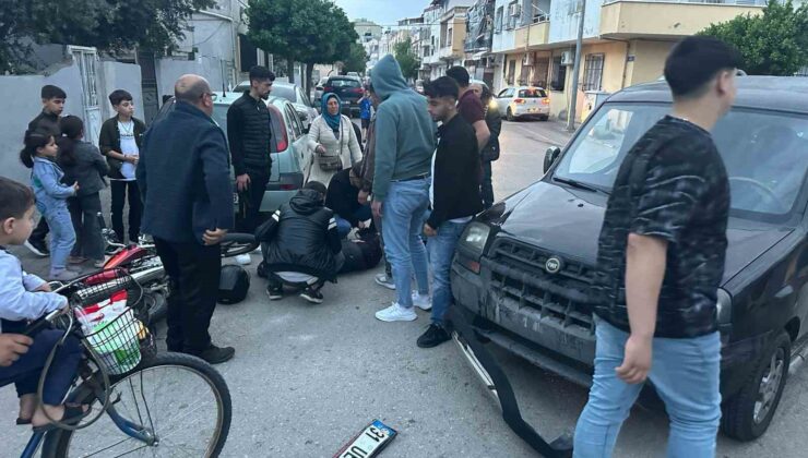 Hatay’da hafif ticari araç ile motosiklet çarpıştı: 1 yaralı