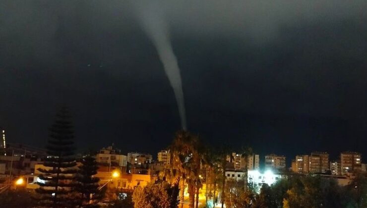 Akdeniz’de gece ve gündüz oluşan hortumlar dikkat çekti