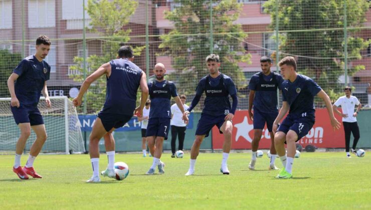 Alanyaspor, Beşiktaş maçı hazırlıklarını tamamladı