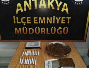 Antakya’da konteyner kentte durdurulan şahsın üzerinden uyuşturucu çıktı