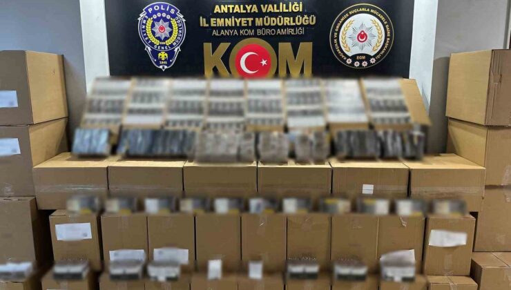 Antalya’da kaçakçılık operasyonlarında 11 şüpheliye işlem yapıldı