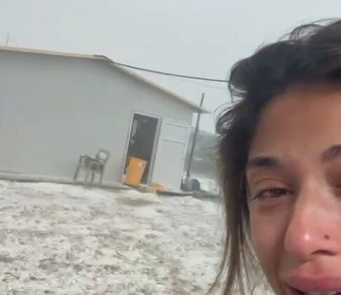 Dolunun mahsulüne verdiği zararı görünce gözyaşlarına engel olamamıştı, o anları anlattı