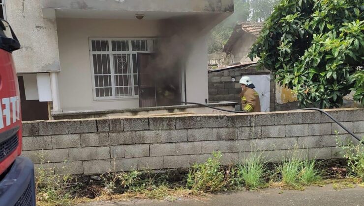 Dörtyol’da ev yangını