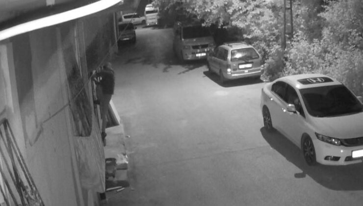 Duvara tırmanıp kablo çalan şüpheli tutuklandı