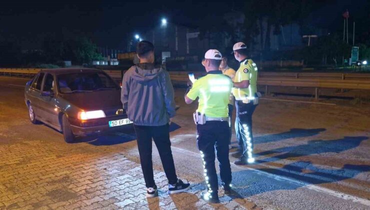 Farının biri yanmayan sürücüye ceza