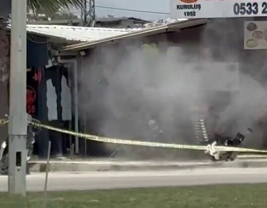 Fünyeyle patlatılan şüpheli valizden kıyafet çıktı