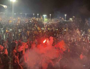 Galatasaray’ın şampiyonluğu Mersin’de coşkuyla kutlandı