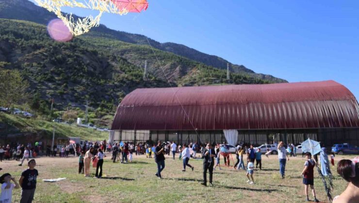 Gökyüzü uçurtmalarla şenlendi