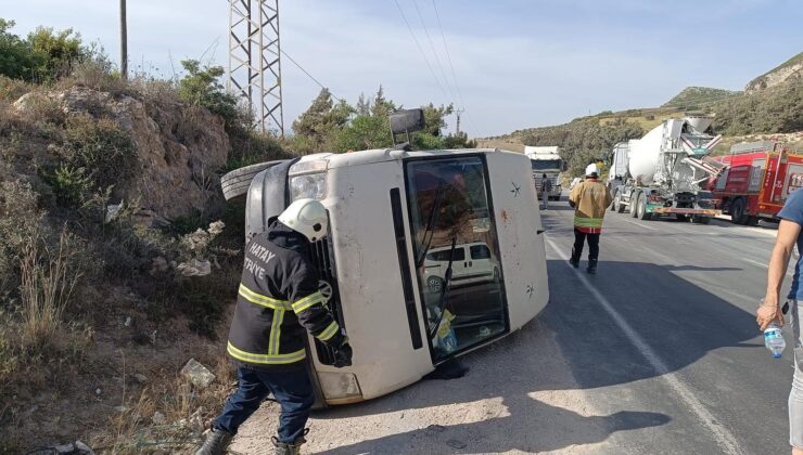 Hatay’da trafik kazası: 3 yaralı