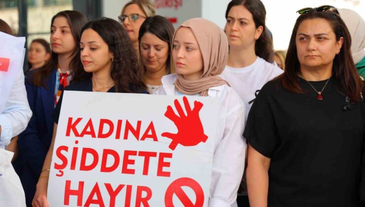 Kahramanmaraş’ta kadına ve sağlıkta şiddete tepki