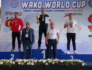 Kemer’in Kick Boks sporcuları dünya şampiyonasından dört madalyayla döndü