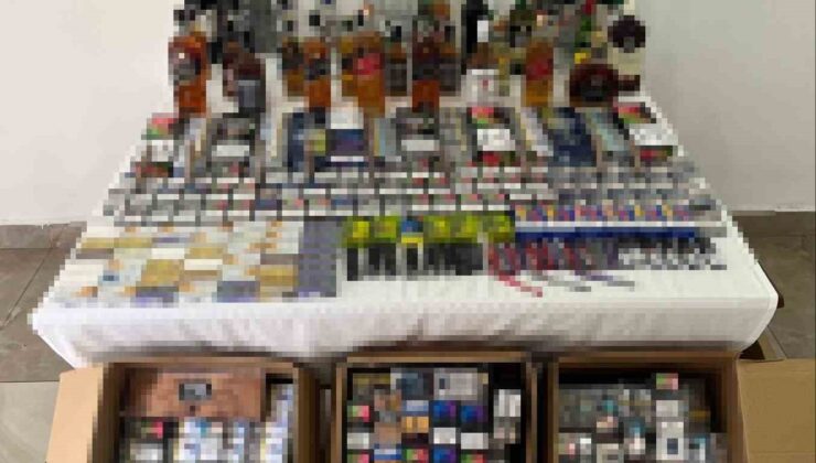 Manavgat’ta kaçak ürün operasyonu