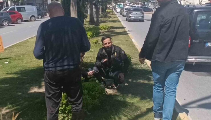 Manavgat’ta motosiklet kazası: 1 yaralı