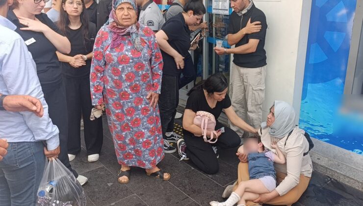 Manavgat’ta motosikletli kurye yaya geçidinde anne ve kızına çarptı: 3 yaralı