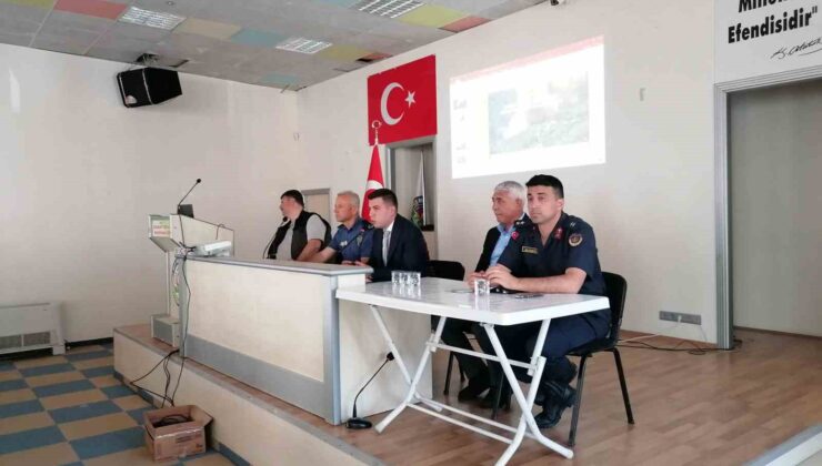 Mersin Mut’ta orman yangınlarıyla mücadele toplantısı