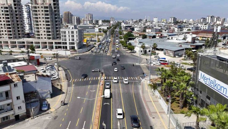 Mersin’in ulaşımında konfor ve güvenliği artırmak amacıyla kavşaklar yenileniyor