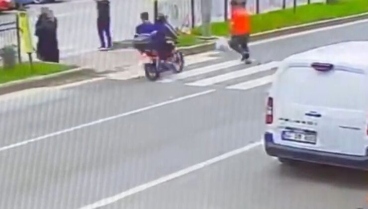 Ölümlü motosiklet kazasının görüntüleri ortaya çıktı