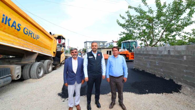 Onikişubat’ta 3 mahalleye 55 milyon liralık asfalt