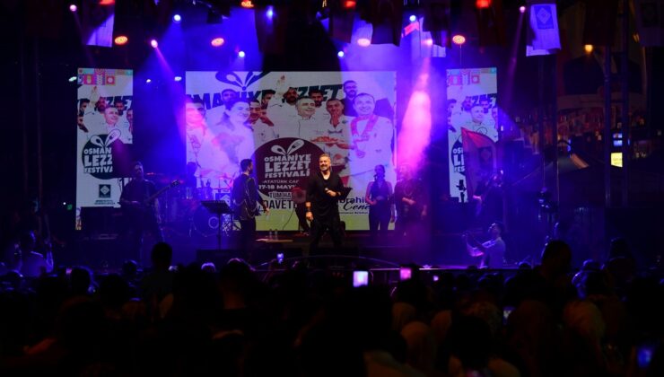 Osmaniye Lezzet Festivali Turgay Başyayla konseriyle zirve yaptı
