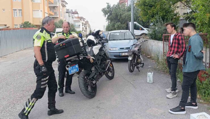 Polisi görünce kaçan motosikletliye 19 bin 677 TL para cezası