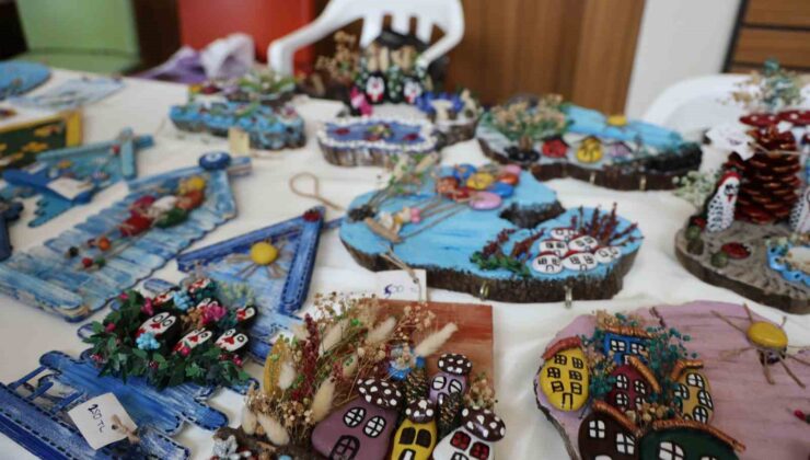 Adana’da el emeği göz nuru üretimle terapi