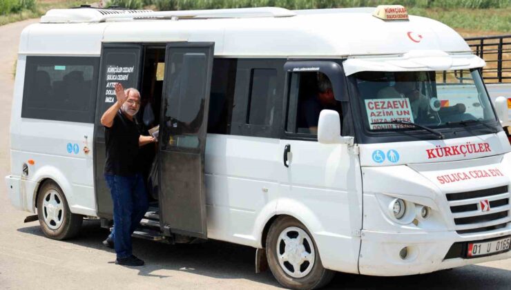 Adana’da tahliyeler başladı: Cezaevinden çıkanlar yakınlarıyla hasret giderdi