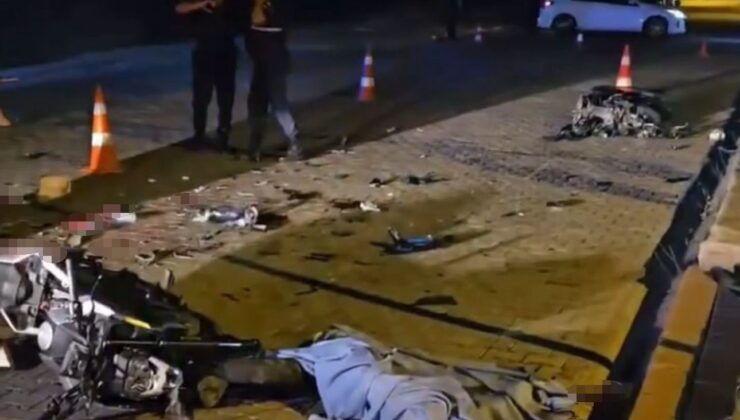 Alanya’da motosikletler çarpıştı: 2 ölü