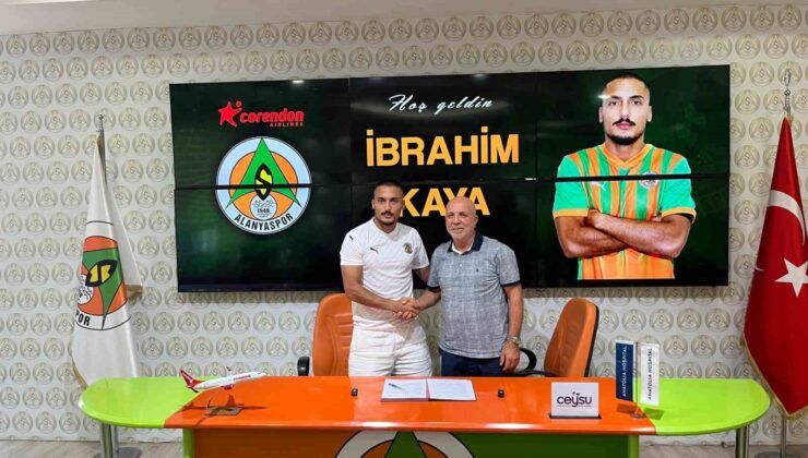 Alanyaspor, İbrahim Kaya ile 4 yıllık sözleşme imzaladı