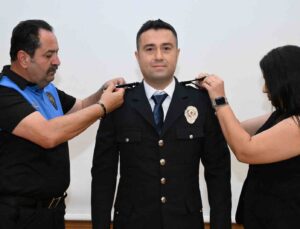 Antalya Emniyet Müdürlüğü’nde rütbe terfi töreni düzenlendi