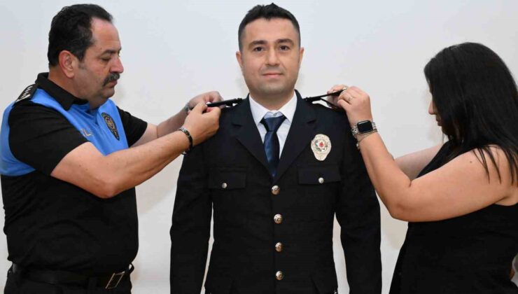 Antalya Emniyet Müdürlüğü’nde rütbe terfi töreni düzenlendi