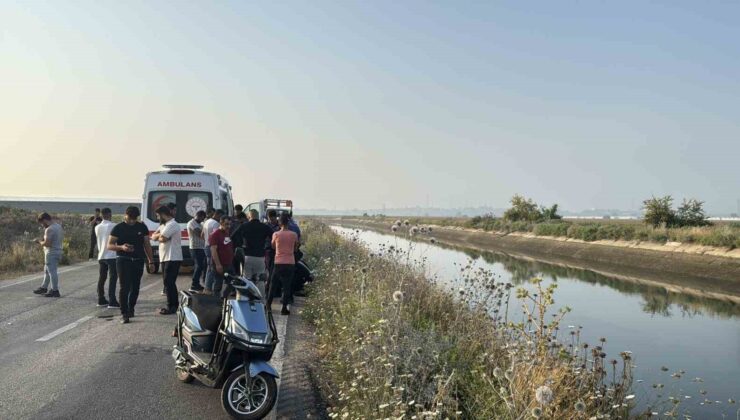 Bisikleti için kanala girmişti, cansız bedeni bulundu