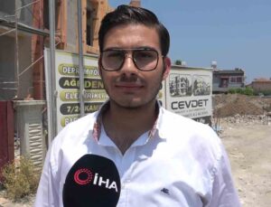 Deprem konutlarının inşasında çalışan işçilere yapılan davullu zurnalı sürpriz ilgi odağı oldu