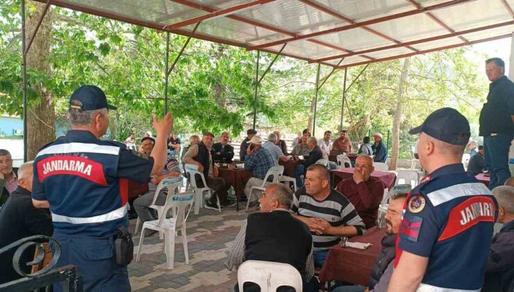 Eğirdir jandarmasından suda boğulmalara karşı bilgilendirme faaliyeti