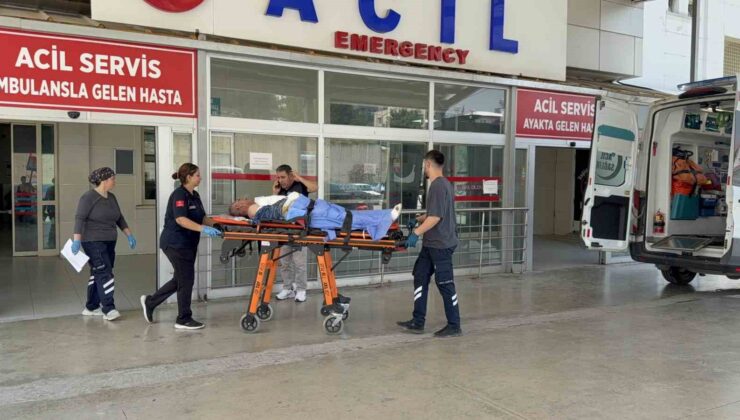 Elektrik akımına kapılan işçi yaralandı