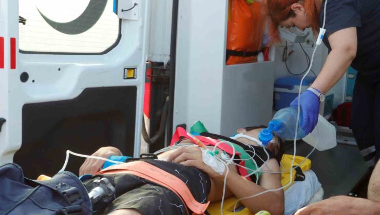 Falezlerden ölümüne atlayış denemesi hastanede bitti, 18 yaşındaki genç ağır yaralandı