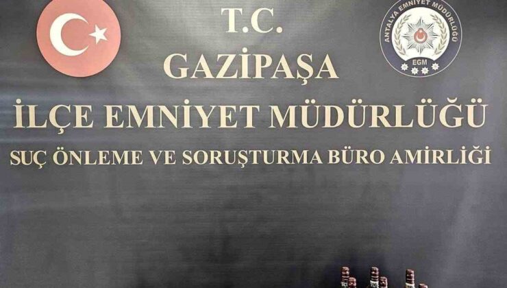 Gazipaşa’da ruhsatsız silah operasyonu