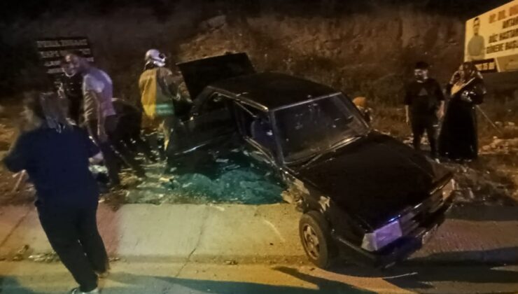 Hatay’da iki otomobil çarpıştı: 6 yaralı