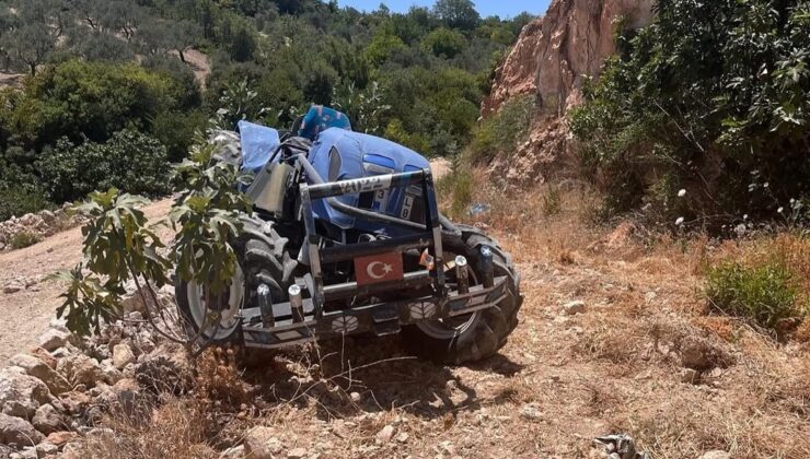 Hatay’da traktör devrildi: 2 yaralı